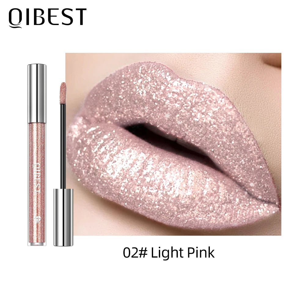 Son Kim Tuyến QIBEST Lâu Trôi Lấp Lánh Chống Nước - Daisan Mart