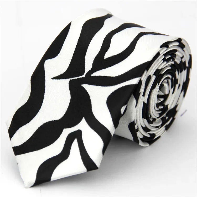 5公分男女通用窄領帶 - 多色，青春活力風格