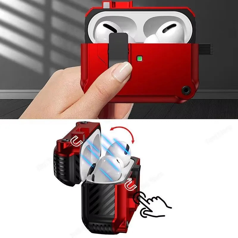 Ốp Khóa Bảo Vệ AirPods Pro 3 2025 Chống Sốc Kèm Móc - Daisan Mart
