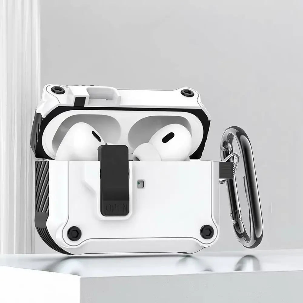 Ốp Khóa Bảo Vệ AirPods Pro 3 2025 Chống Sốc Kèm Móc - Daisan Mart