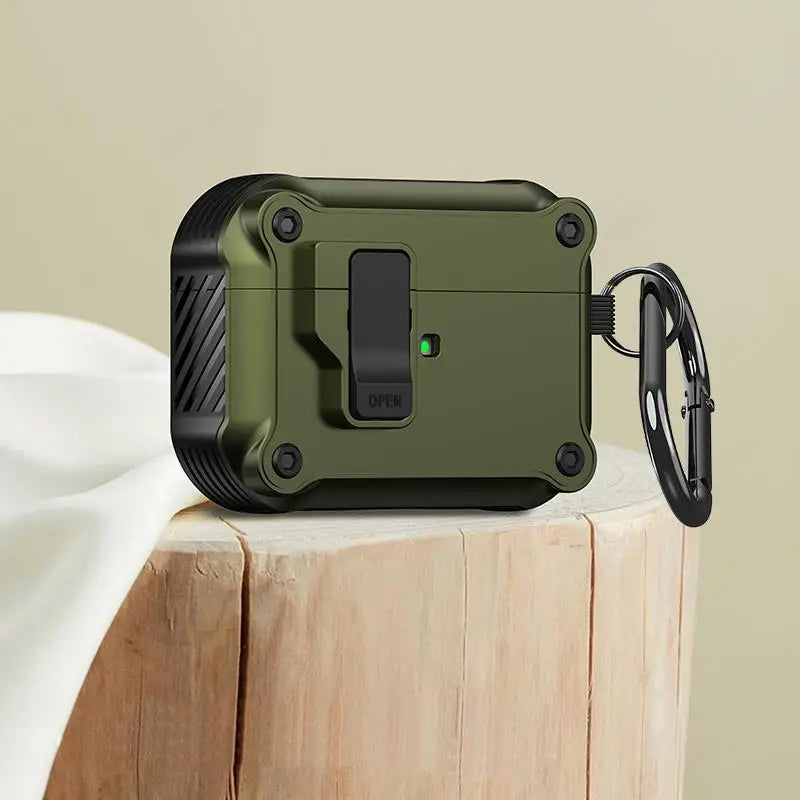 Ốp Khóa Bảo Vệ AirPods Pro 3 2025 Chống Sốc Kèm Móc - Daisan Mart