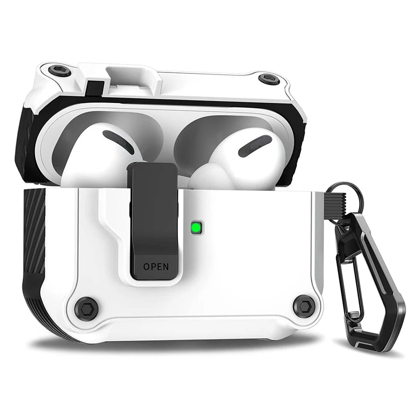 Ốp Khóa Bảo Vệ AirPods Pro 3 2025 Chống Sốc Kèm Móc - Daisan Mart