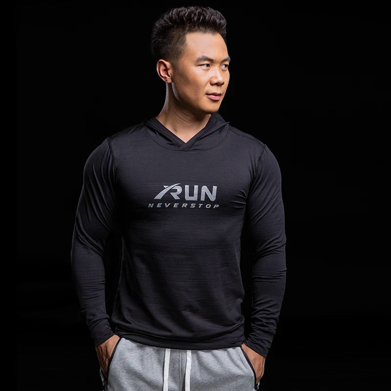 Áo Thun Nam Dài Tay Thể Thao Co Giãn Thoáng Khí - Daisan Mart