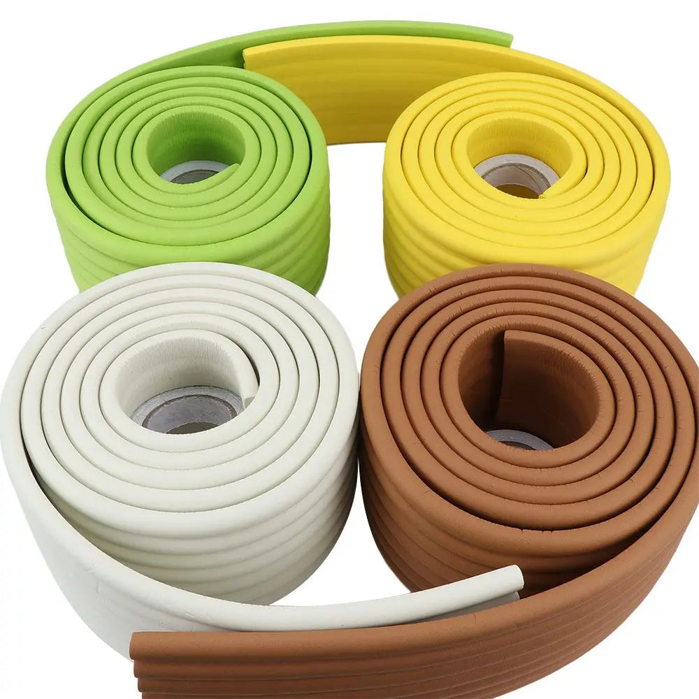 2M Baby Safety Protection Strip Table Desk Edge Guard Strip Corner Protector Furniture Corners Children Safety Foam Protection - Daisan Mart