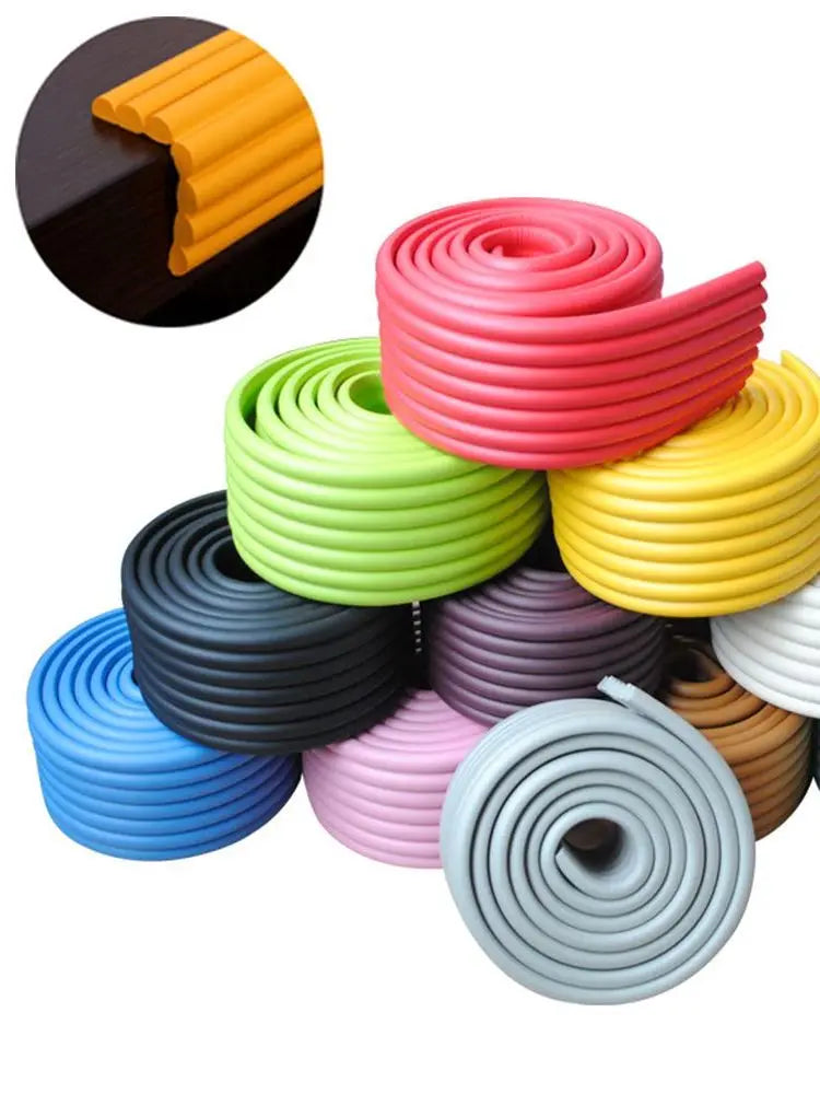 2M Baby Safety Protection Strip Table Desk Edge Guard Strip Corner Protector Furniture Corners Children Safety Foam Protection - Daisan Mart