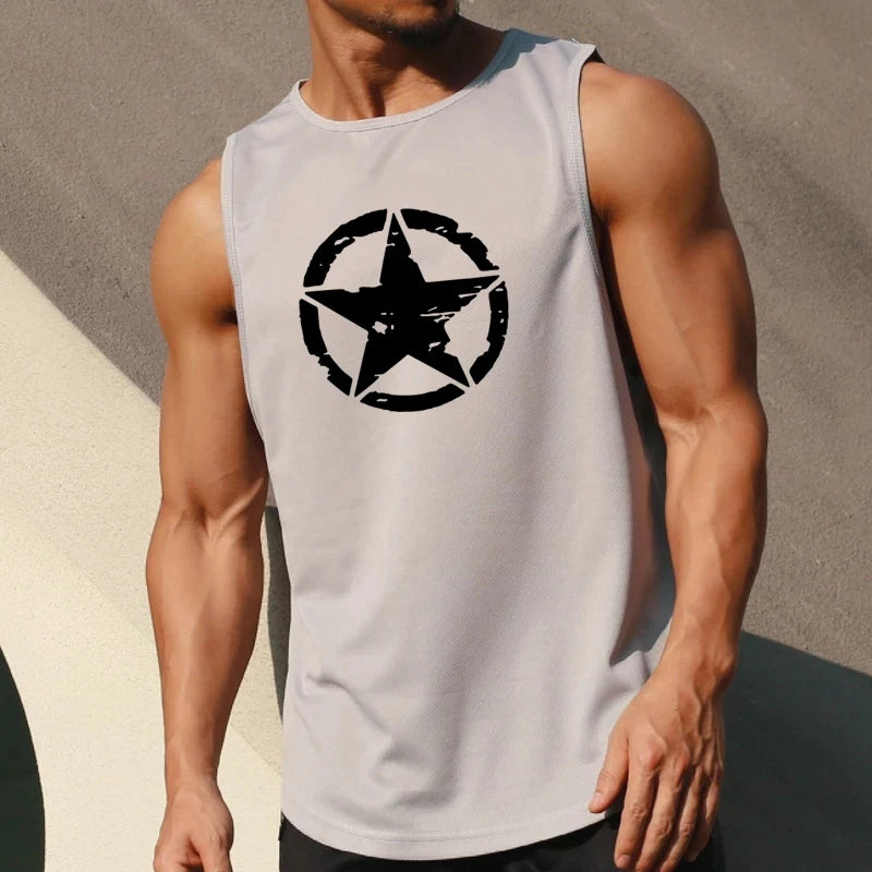 Áo Thun Nam Thể Thao Nhanh Khô Tập Gym Không Tay - Daisan Mart