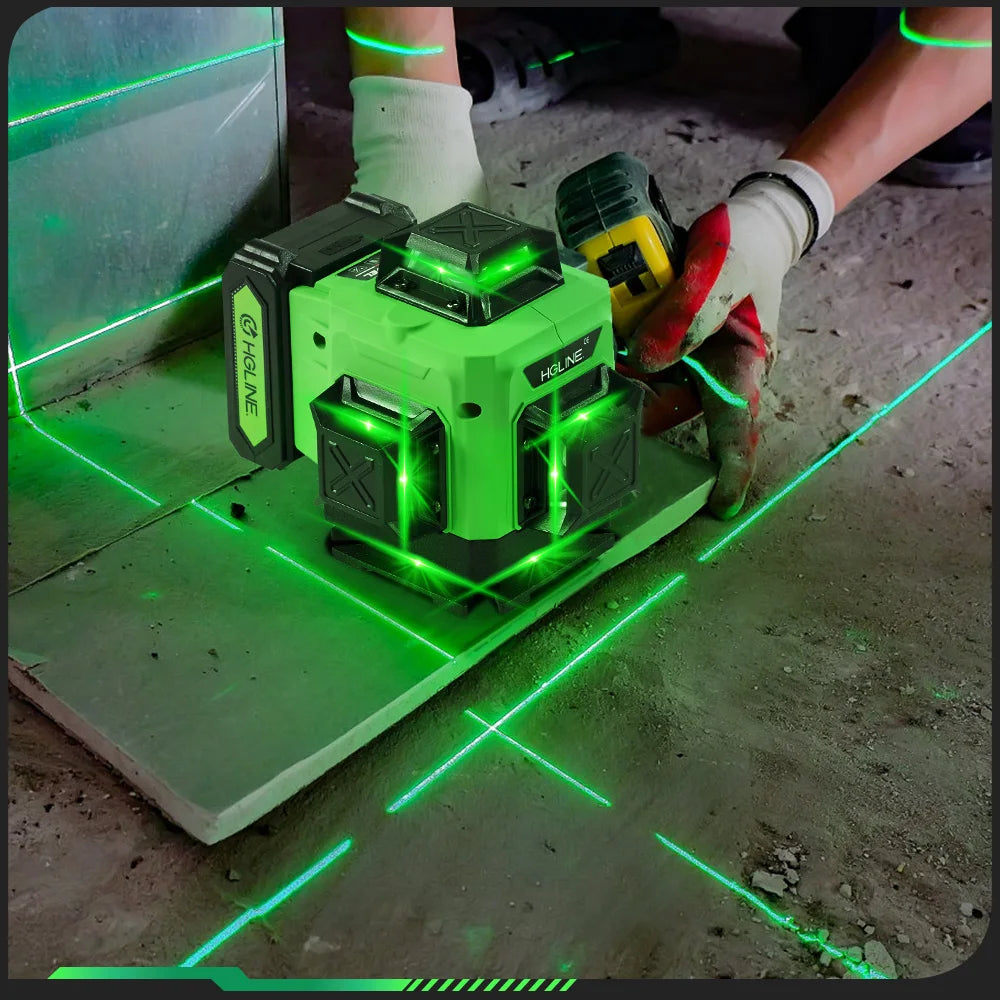 Máy Cân Mực Laser 16 Tia 4D HGLINE Siêu Pin - Daisan Mart