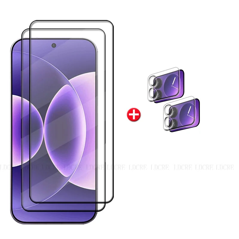 6-in-1 For Xiaomi 17 Pro Max Glass For Xiaomi Mi 17 Pro Tempered Glass 9H Full Cover Screen Protector For Xiaomi Mi 17 Len Glass