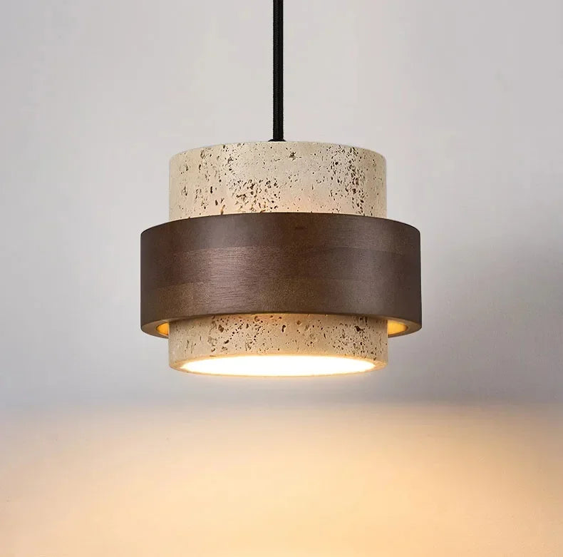 Đèn Thả Wabi-sabi Đá Tự Nhiên - Phong Cách Tối Giản - Daisan Mart
