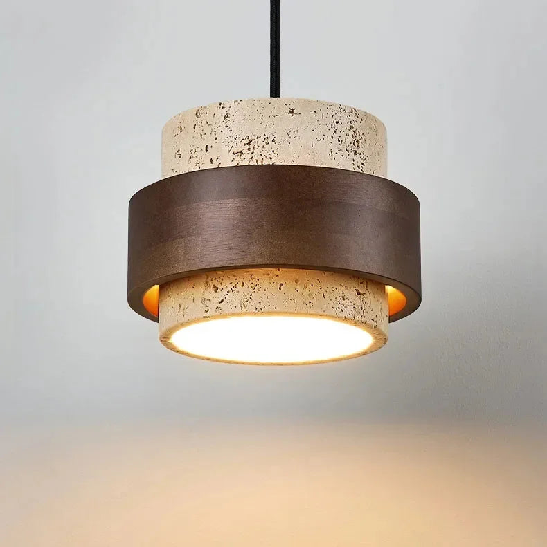 Đèn Thả Wabi-sabi Đá Tự Nhiên - Phong Cách Tối Giản - Daisan Mart