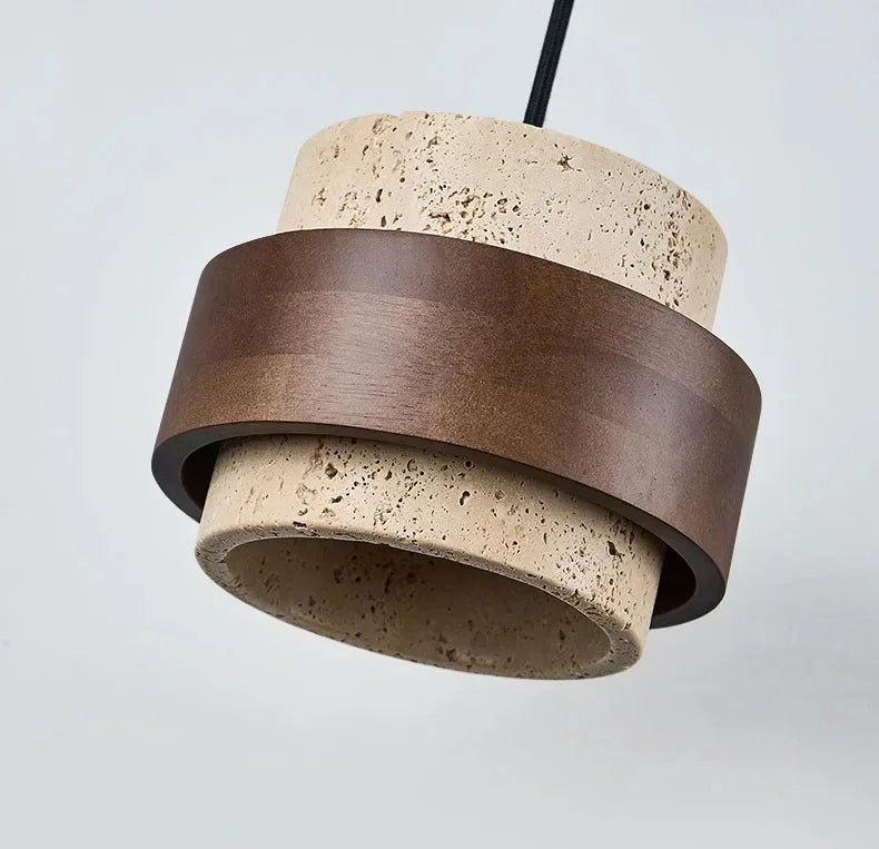 Đèn Thả Wabi-sabi Đá Tự Nhiên - Phong Cách Tối Giản - Daisan Mart