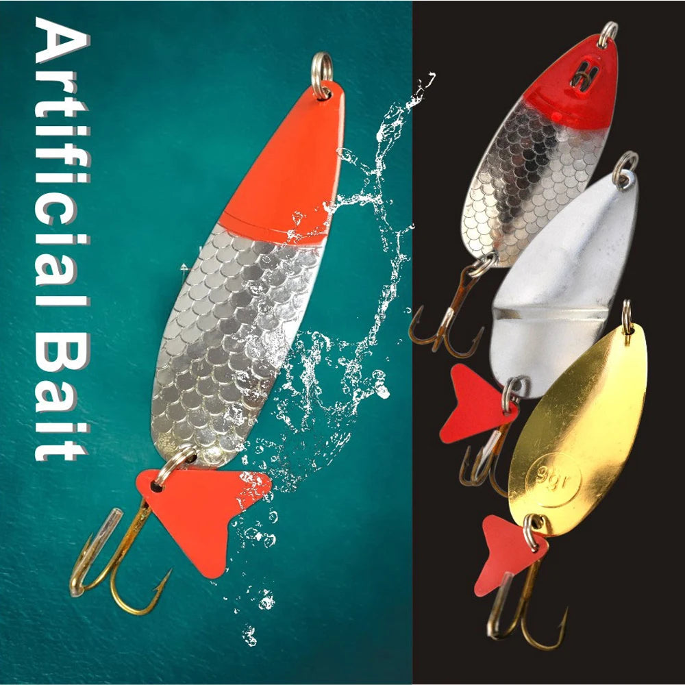 ORJD Metal Fishing Lures - Anti-Rust Copper Hooks