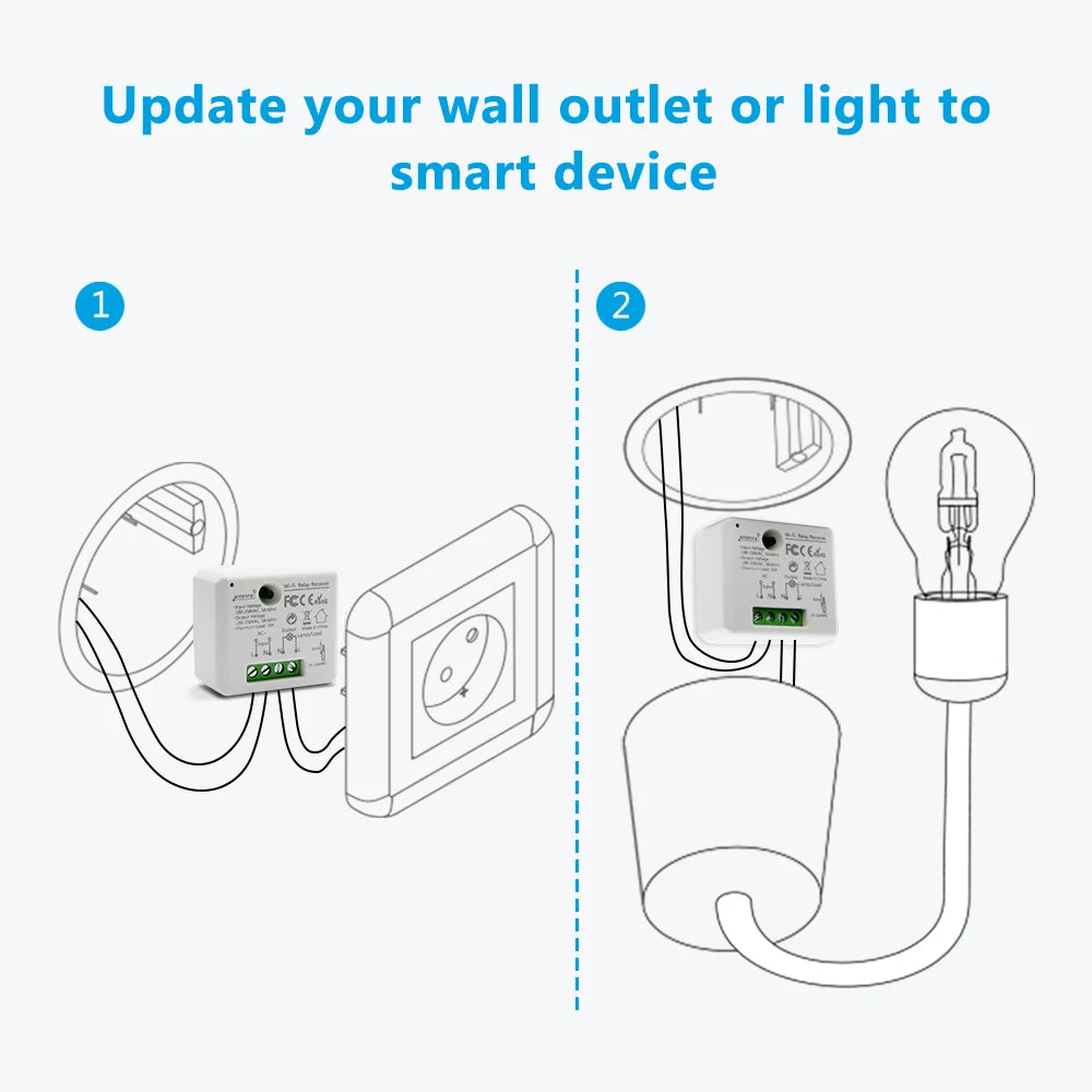 Công Tắc Thông Minh LoraTap Mini WiFi 220V - Daisan Mart