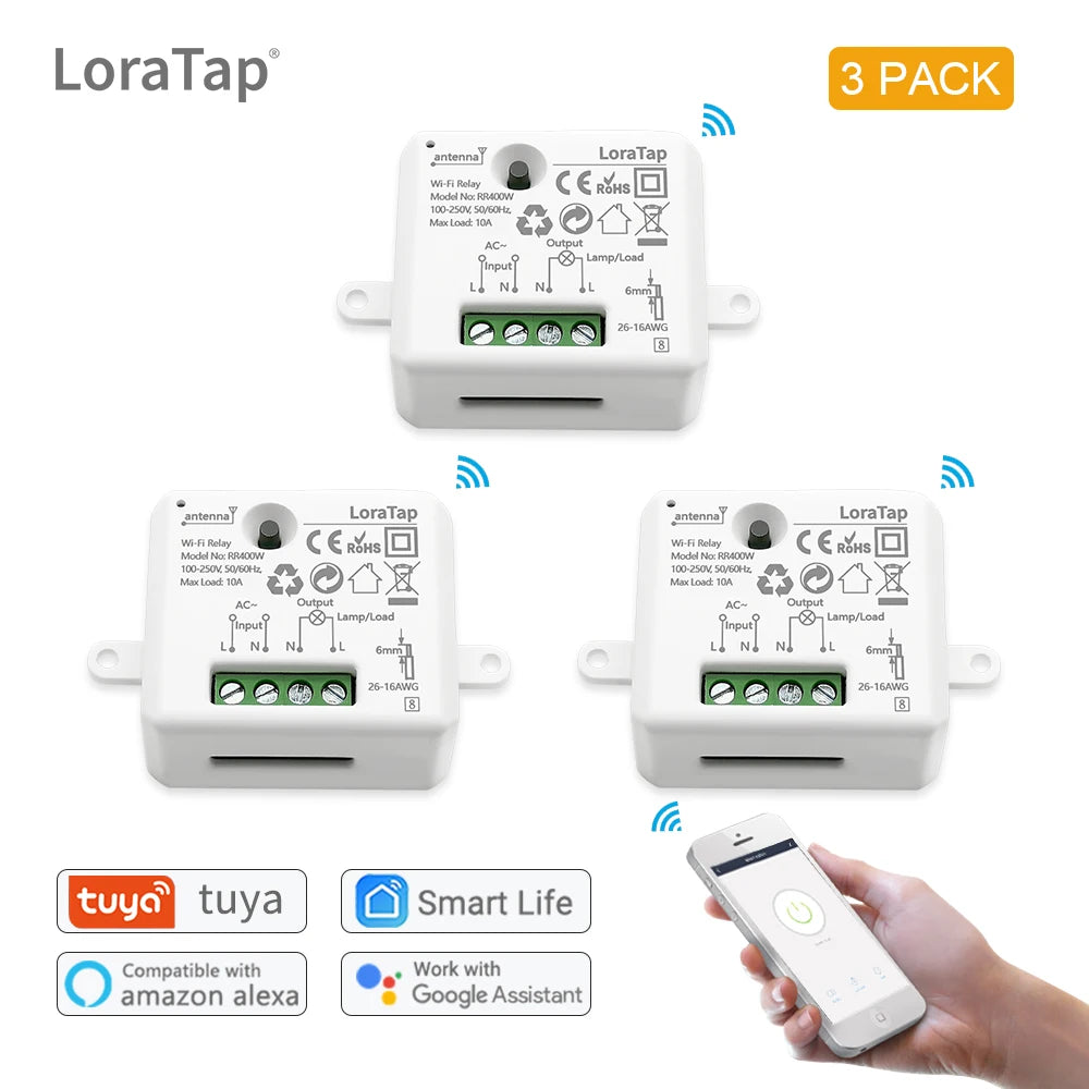 Công Tắc Thông Minh LoraTap Mini WiFi 220V - Daisan Mart