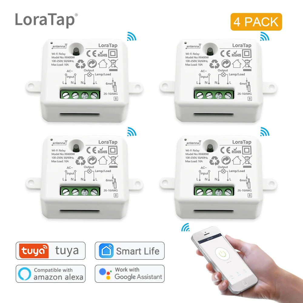 Công Tắc Thông Minh LoraTap Mini WiFi 220V - Daisan Mart