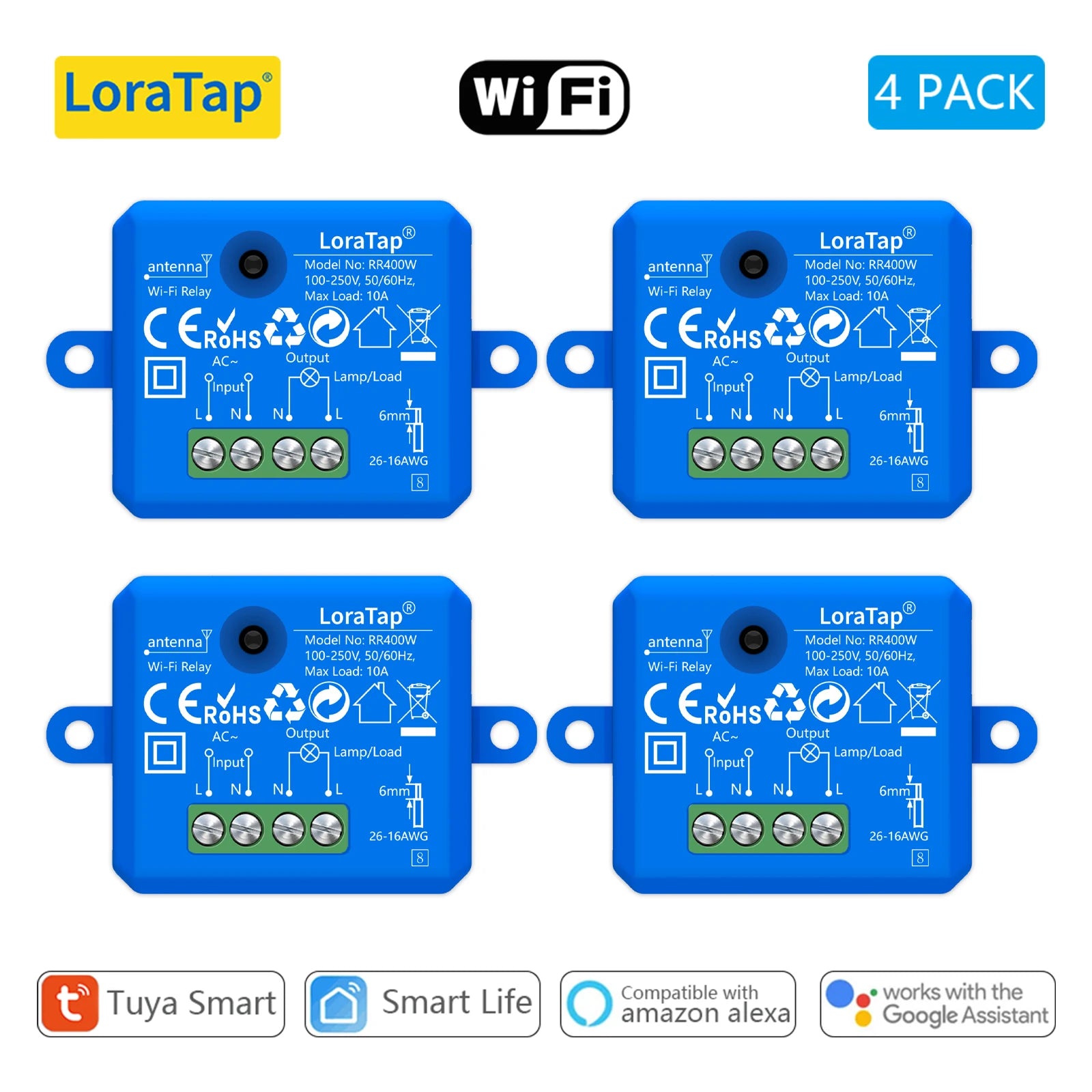 Công Tắc Thông Minh LoraTap Mini WiFi 220V - Daisan Mart