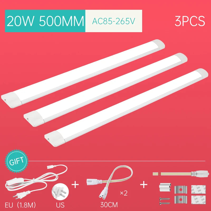Super Bright LED Tube Lights for Kitchen and Bedroom Decoration