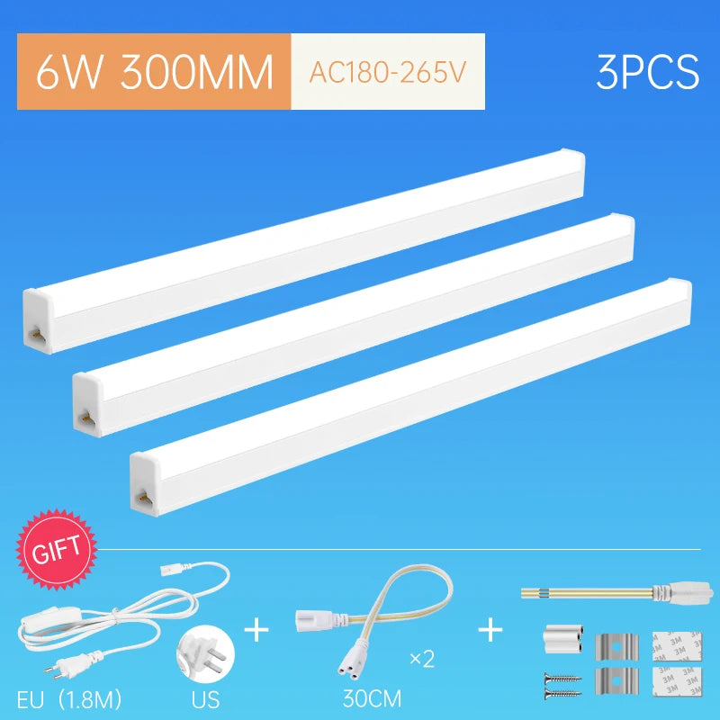 Super Bright LED Tube Lights for Kitchen and Bedroom Decoration