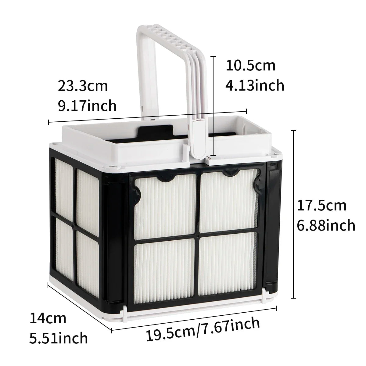 9991460-R1 Ultra Fine Filter Basket for Dolphin Robotic Pool Cleaners S50 S100 Active 10 & 15 Echo T25 T15 Proteus DX3 Saturn - Daisan Mart