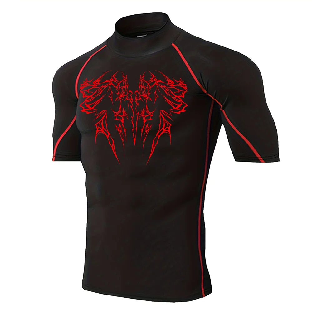 Áo Thun Nam Gothic Nhanh Khô Co Giãn Tập Thể Hình - Daisan Mart