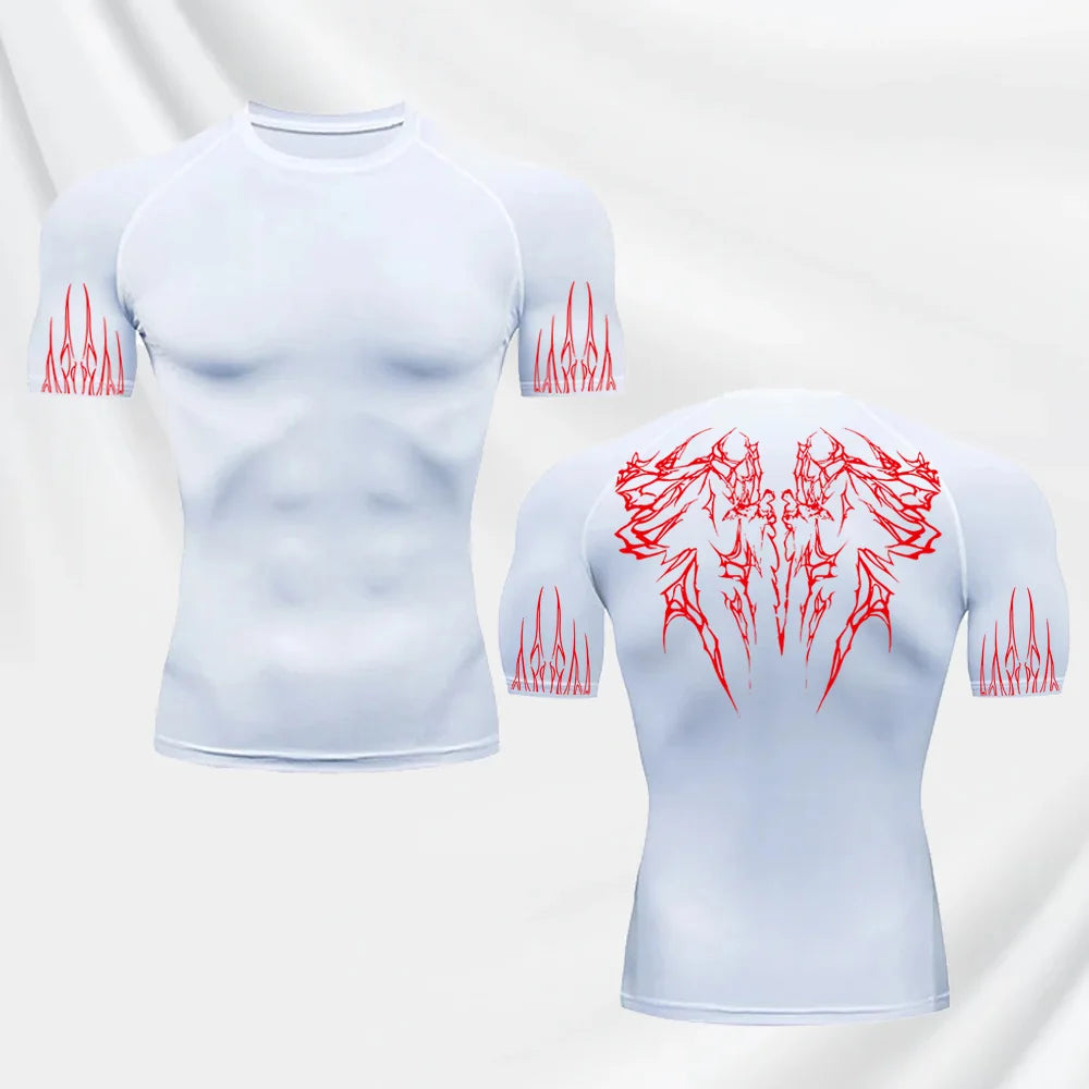 Áo Thun Nam Gothic Nhanh Khô Co Giãn Tập Thể Hình - Daisan Mart