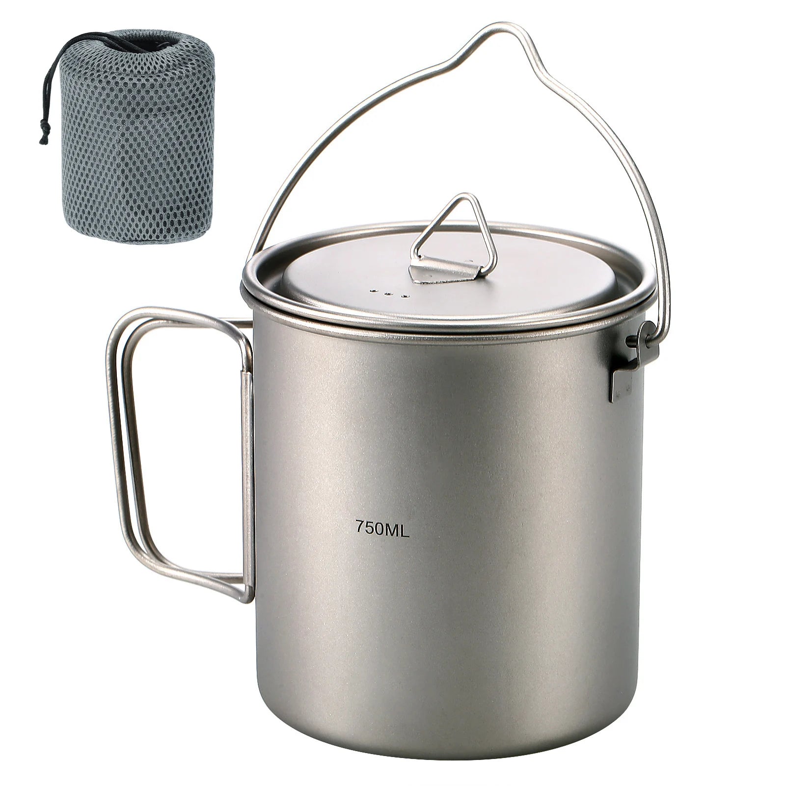Nồi Titan Siêu Nhẹ 750ml - Cốc Dã Ngoại Gọn Nhẹ - Daisan Mart