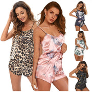 3 Piece Women's Home Furnishings Pajamas Bathrobes + Sling Set Pijama for Women - Daisan Mart