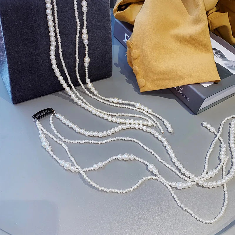 Kẹp Tóc Ngọc Trai Giả Đính Tua Rua Thời Trang Nữ - Daisan Mart