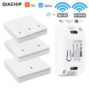Công Tắc Thông Minh WiFi Tuya RF 433MHz Alexa - Daisan Mart