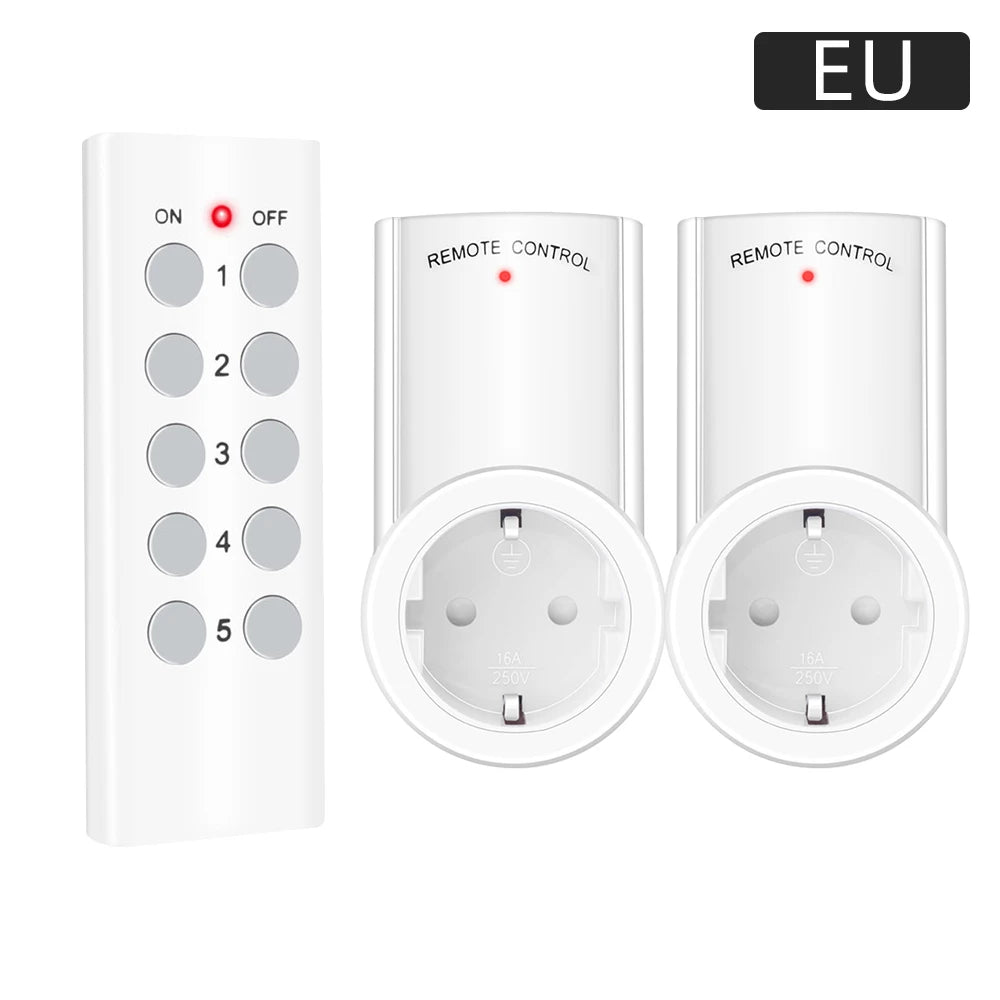 Ổ Cắm Thông Minh RF 433MHz Điều Khiển Từ Xa - Daisan Mart