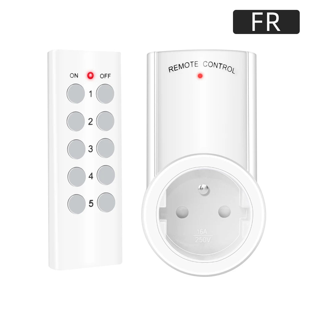 Ổ Cắm Thông Minh RF 433MHz Điều Khiển Từ Xa Đa Năng - Daisan Mart