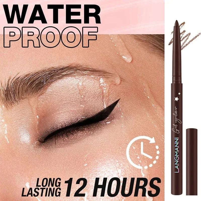 Bút Kẻ Mắt Gel 12 Màu Chống Nước Lâu Trôi Gothic Punk - Daisan Mart
