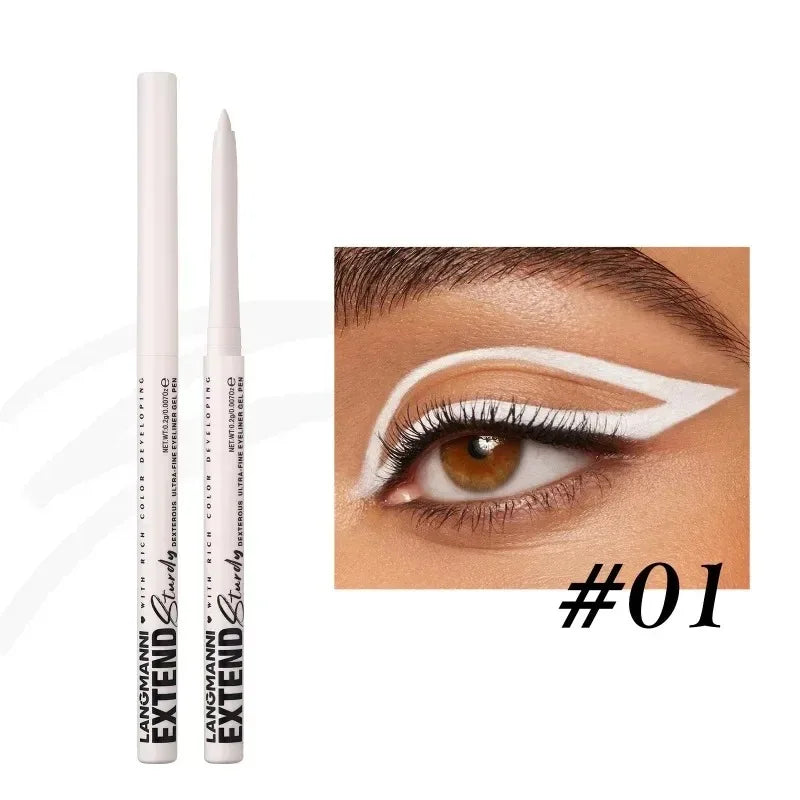 Bút Kẻ Mắt Gel 12 Màu Chống Nước Lâu Trôi Gothic Punk - Daisan Mart