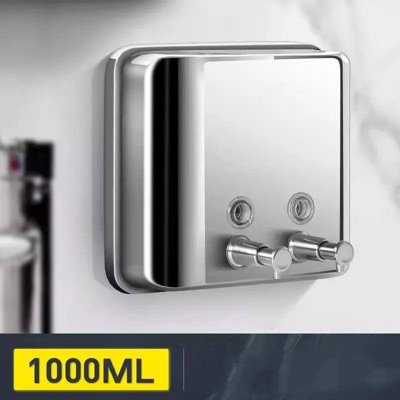 Bình Xà Phòng Treo Tường Inox Vàng Sang Trọng 304 - Daisan Mart