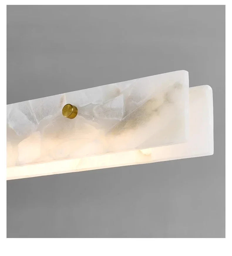 Đèn Thả Trần Đá Cẩm Thạch LED Sang Trọng Hiện Đại - Daisan Mart