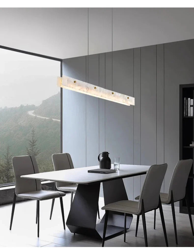 Đèn Thả Trần Đá Cẩm Thạch LED Sang Trọng Hiện Đại - Daisan Mart