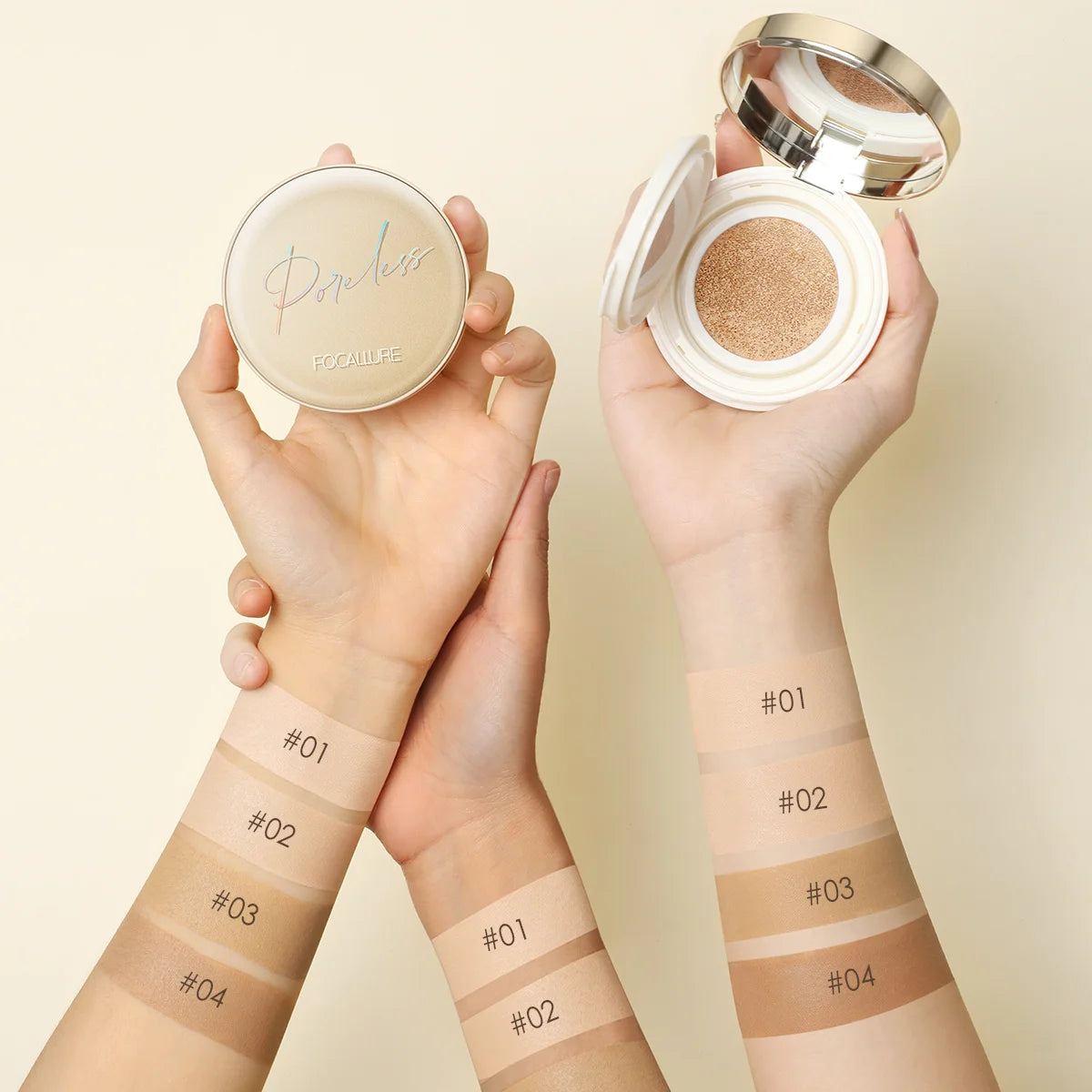 Đệm Nền FOCALLURE Mịn Lì Chống Thấm, Che Phủ Tối Ưu - Daisan Mart