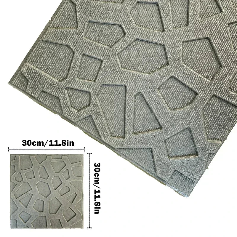 Self-Adhesive Foam Wallpaper Sticker 3D Imitation Brick Wall Sticker for Living Room Bedroom Home Kitchen Bathroom Decoration - Daisan Mart