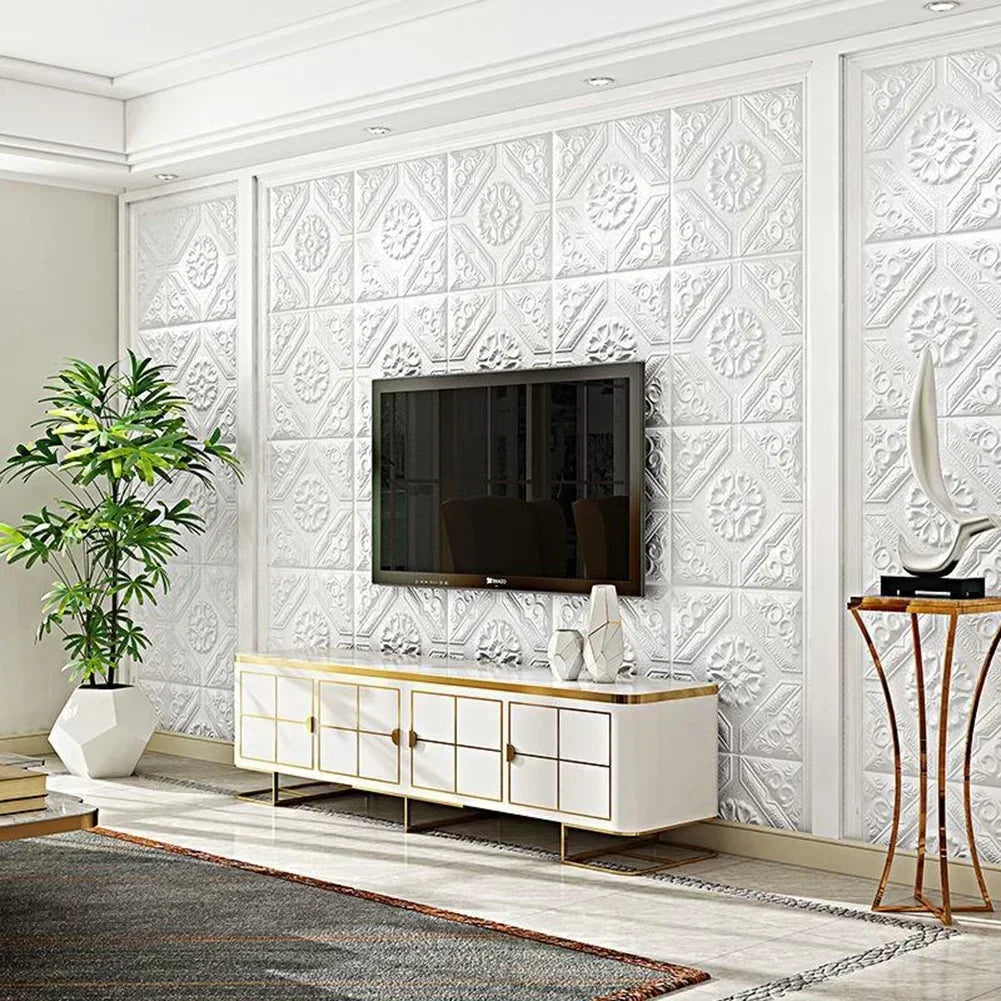 Miếng Dán Tường 3D Giả Gạch Chống Nước Tự Dán 35cm - Daisan Mart