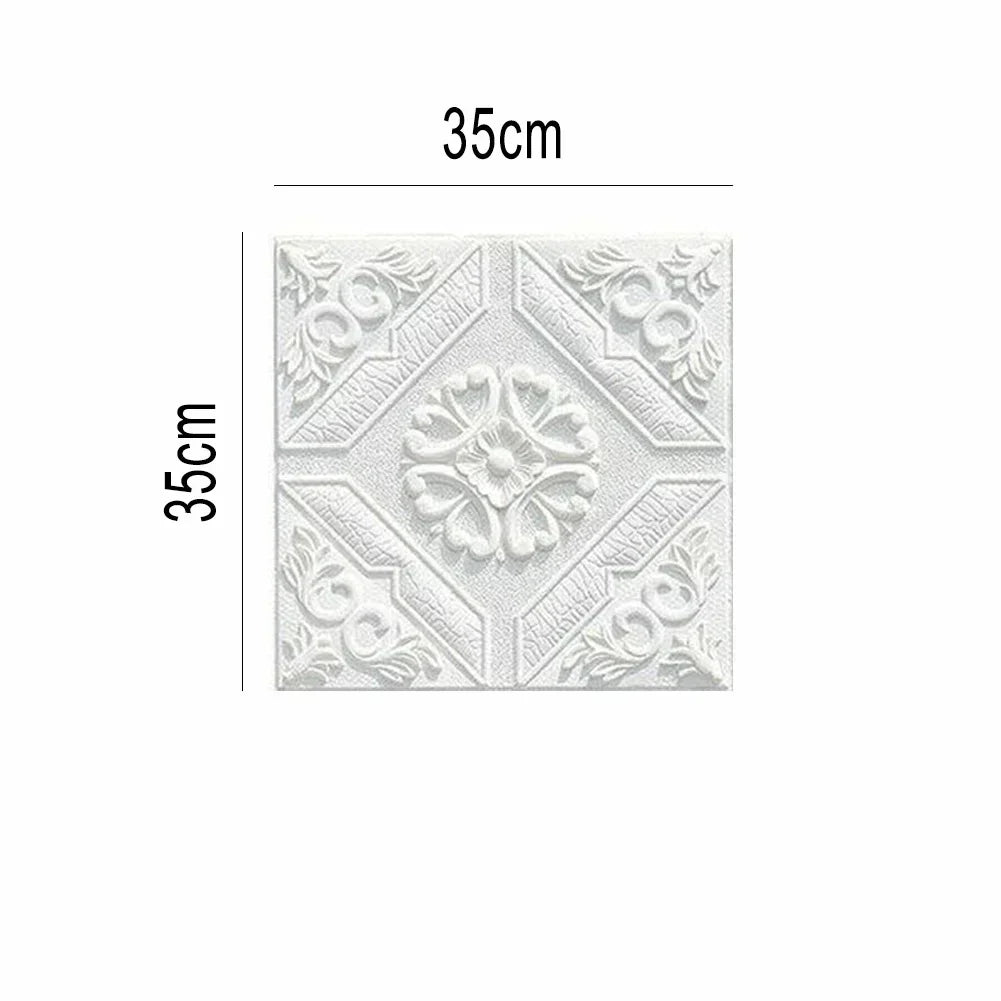 Miếng Dán Tường 3D Giả Gạch Chống Nước Tự Dán 35cm - Daisan Mart