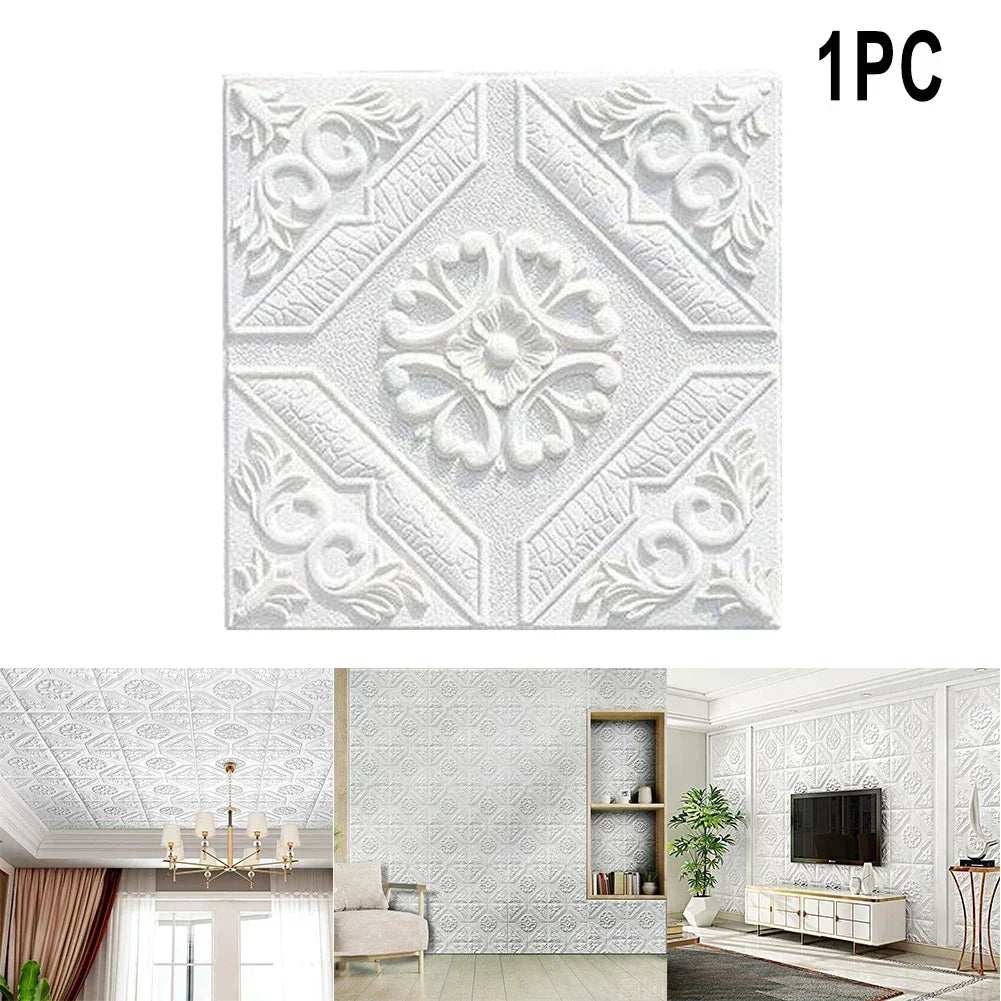 Miếng Dán Tường 3D Giả Gạch Chống Nước Tự Dán 35cm - Daisan Mart