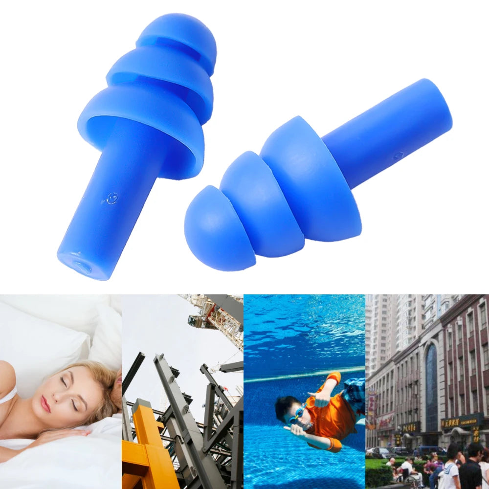 Nút Tai Chống Nước Giảm Ồn Silicone Cho Bơi Lội - Daisan Mart