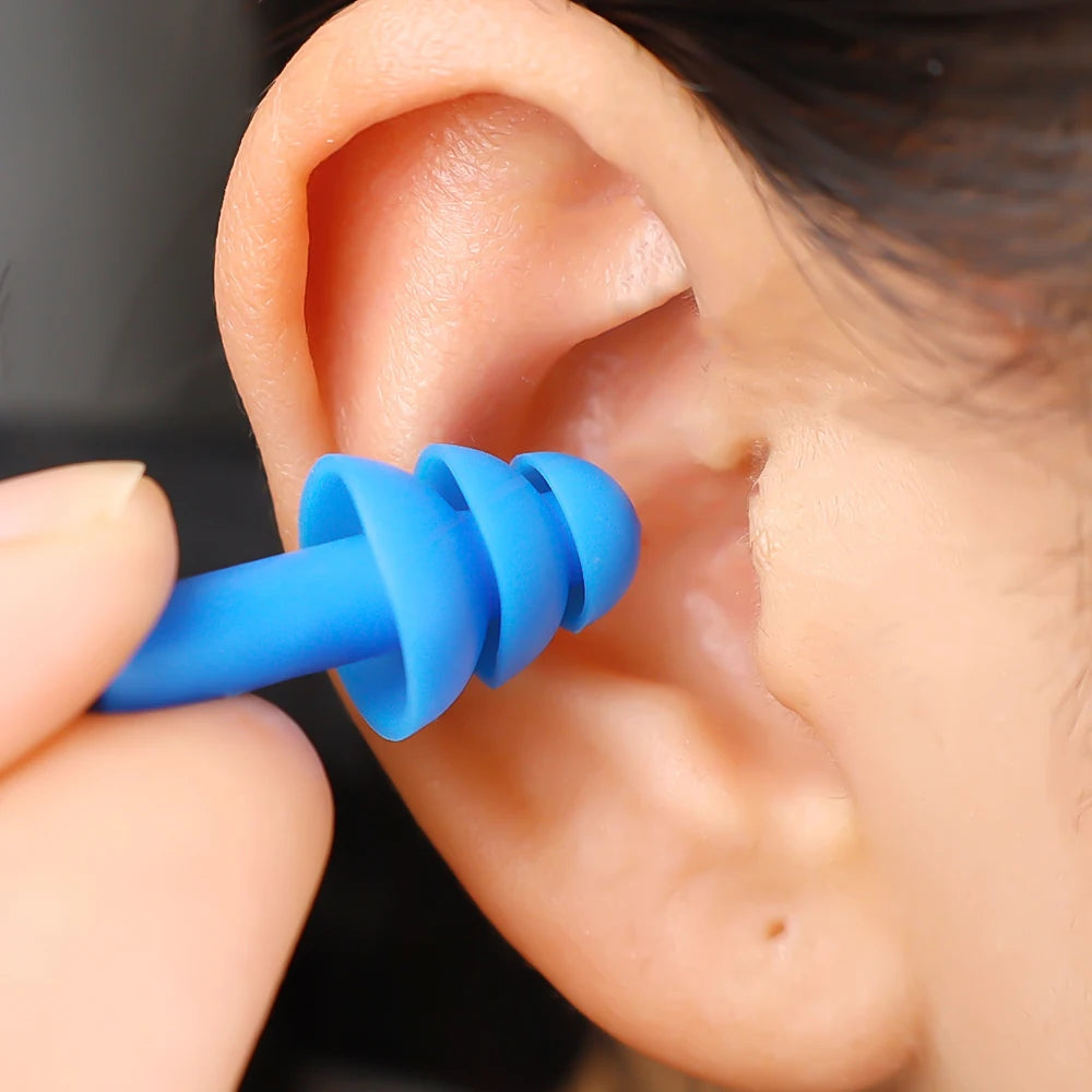 Nút Tai Chống Nước Giảm Ồn Silicone Cho Bơi Lội - Daisan Mart