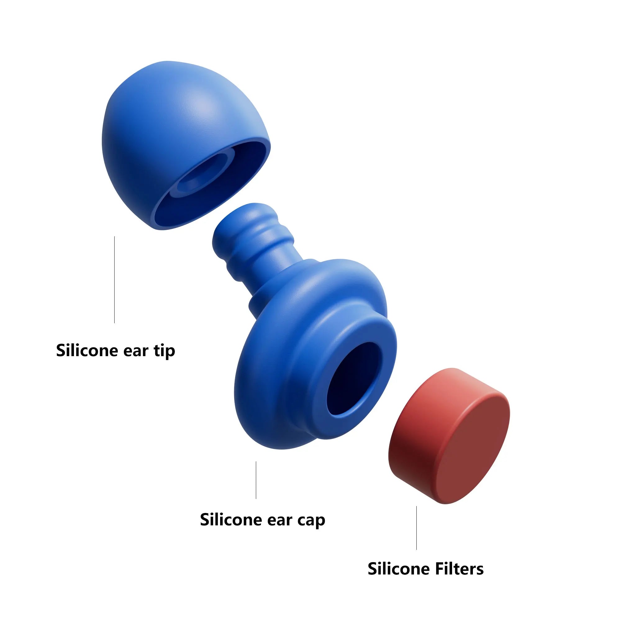 Nút Tai Silicone HUAK – Giảm Ồn, Ngủ Ngon, Tái Sử Dụng - Daisan Mart