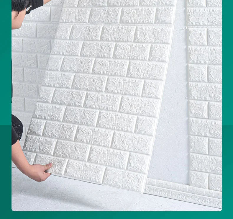 Giấy Dán Tường 3D Chống Thấm Gạch 70cm*10m Nội Thất - Daisan Mart