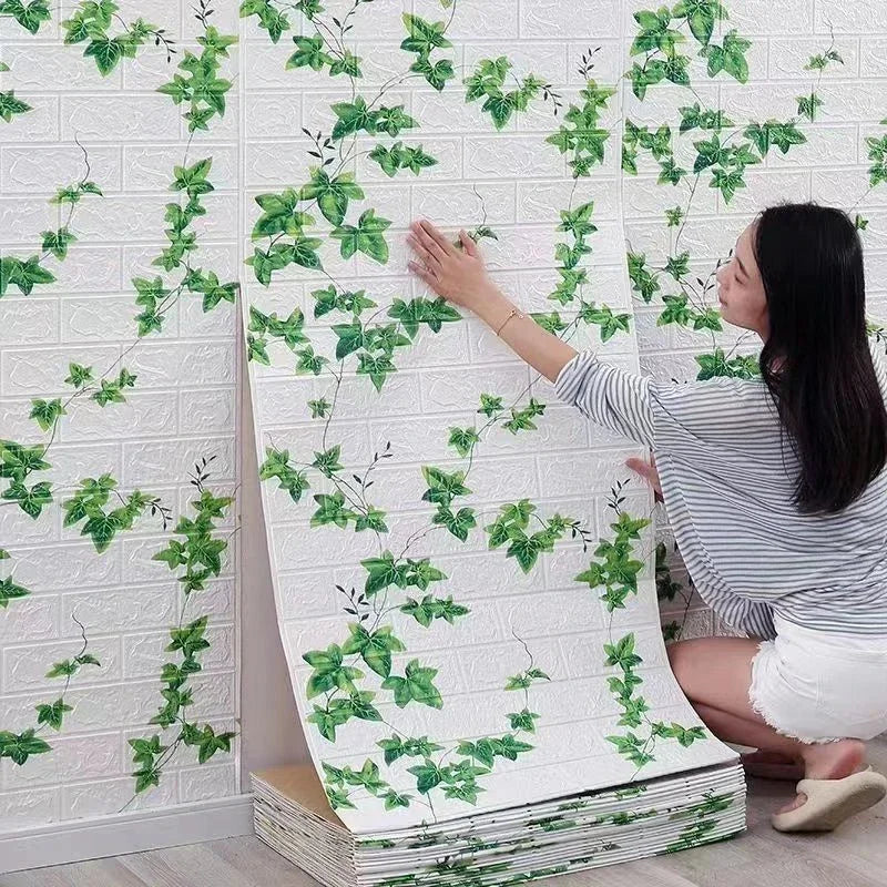 Giấy Dán Tường 3D Chống Thấm Gạch 70cm*10m Nội Thất - Daisan Mart