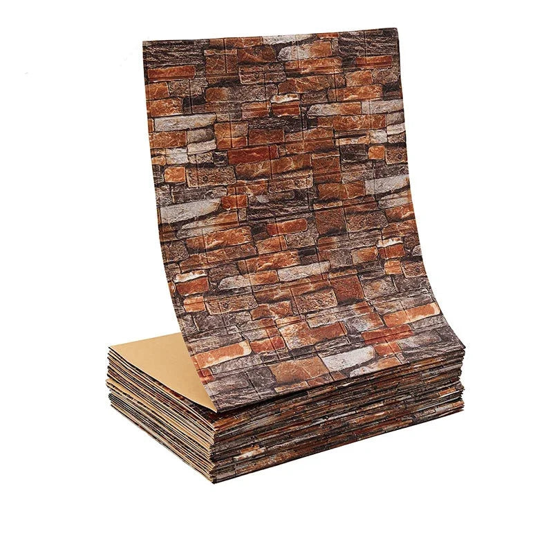 Giấy Dán Tường 3D Chống Thấm Gạch 70cm*10m Nội Thất - Daisan Mart