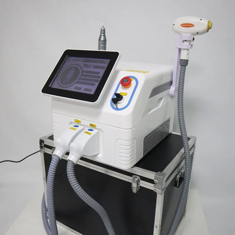 2025 Professional 2 in 1 Laser Hair Removal Machine Picosecond Q Switch ND YAG 1064NM Tattoo Removal 3 Waves Device - Daisan Mart