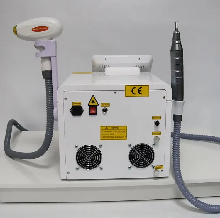 2025 Professional 2 in 1 Laser Hair Removal Machine Picosecond Q Switch ND YAG 1064NM Tattoo Removal 3 Waves Device - Daisan Mart