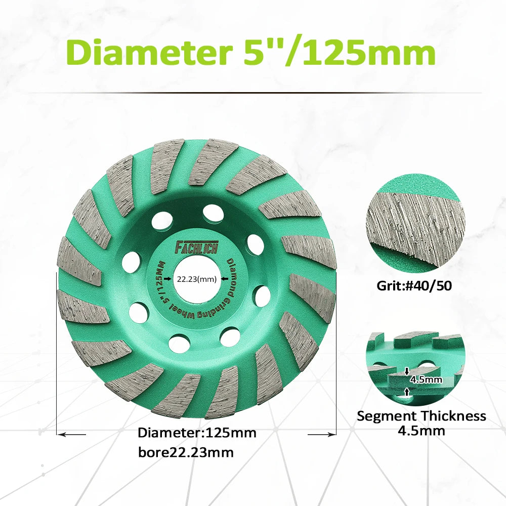 Đá mài kim cương 4-5 inch cho máy mài góc đa năng - Daisan Mart